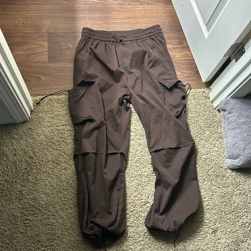 Cargo drawstring pants